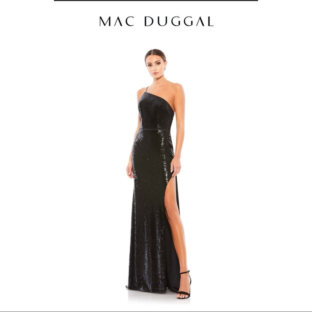 Maxi dress 1 shoulder sequin